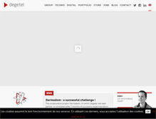 Tablet Screenshot of degetel.com